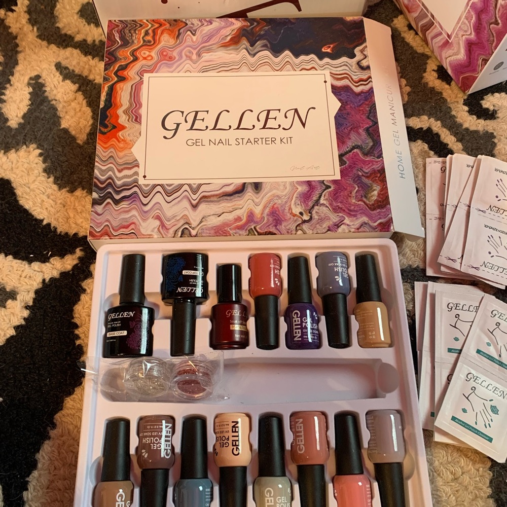 Gellen nail gel starter kit plus more!